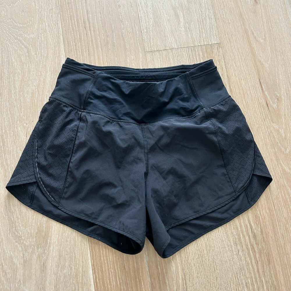 Black Lululemon Women's Athletic Shorts
